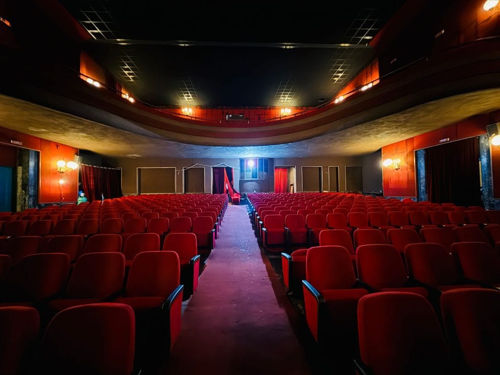 Historic theatre interior in Asmara, Eritrea